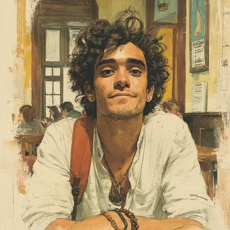 Carlos Mendes exploring Buenos Aires on a budget — Brazilian travel blogger navigating the streets of San Telmo