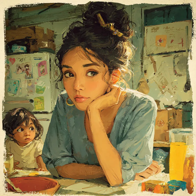 Mae Reyes running her reselling business from home in Cebu — photographing products and managing orders on her phone